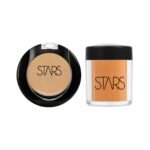 Stars Cosmetics Concealer (Medium) Makeup water resistant Brightening Face & Eyeshadow Pigments (Bronze) All Skin Type Professional Look Easy Blend Long Lasting Loose Powder For Girl & Women Set of 2 - Fast Shipping to USA & Canada