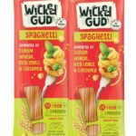 WickedGud 2X Fiber Spaghetti Pasta | No Maida | Durum Wheat Semolina | Brown Rice | Red Lentils | Healthy Diet Pasta - 400gm x 2 - Fast Shipping to USA & Canada