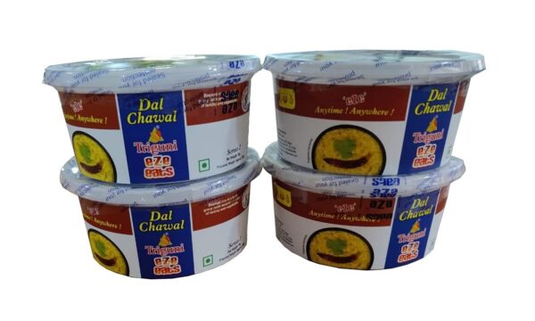 Triguni Eze Eats Dal Chawal (Pack of 4), 312 Gram - Fast Shipping to USA & Canada