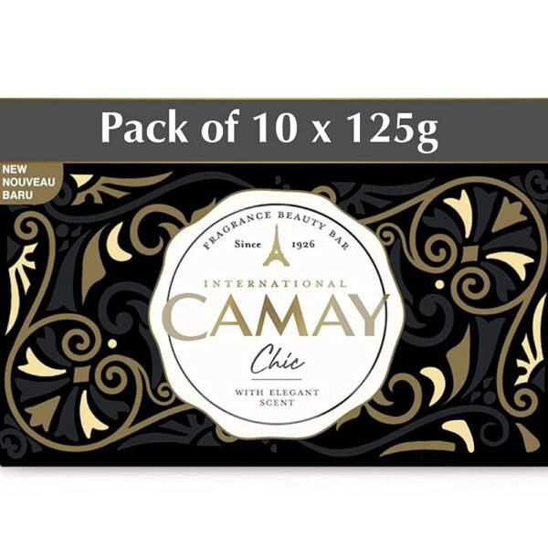 Camay Chic International Beauty Bar|Beauty Bathing Soap| French Fragrance|For All Skin Types 125g|PO10 - Fast Shipping to USA & Canada