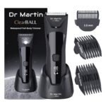 Manspot Groin Hair Trimmer For Men, Electric Ball Trimmer/Shaver, Replaceable Ceramic Blade Heads, Waterproof Wet/Dry Groin & Body Shaver Groomer, 90 Minutes Shaving After Fully Charged (Clearball) - Fast Shipping to USA & Canada