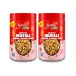 Kwality Muesli Crunchy Almond, Raisins and Honey, Goodness of Multigrain, High in Fibre Source of Vitamin,Iron and Protein 1Kg ?2 [Pack 2] - Fast Shipping to USA & Canada