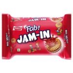 Parle Fab Jam-In Mixed Fruit Sandwich Biscuits, 495G - Flavoured, Strawberry - Fast Shipping to USA & Canada