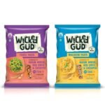 WickedGud 2X Fiber Fusilli & Macaroni Pasta Combo | No Maida | Durum Wheat Semolina | Brown Rice | Red Lentils | Healthy Diet Pasta - 400gm x 2 - Fast Shipping to USA & Canada