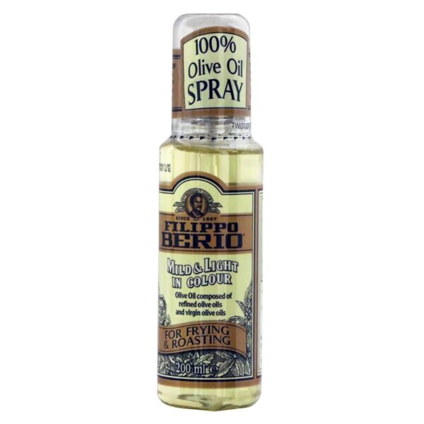Filippo Berio 100% Olive Oil Spray | Mild & Light in Colour | For Frying & Roasting, 6.76 fl oz ? 200 ml - Fast Shipping to USA & Canada