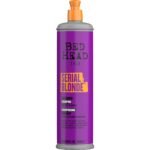 Bed Head TIGI Serial Blonde Restoring Shampoo for Damaged Hair, Colour Enhancing & Protection Shampoo with Keratin for Blonde Coloured Hair, Restores & Revives, UV Protection, Deep Cleanses & Moisturizes Hair, Exotic Tropical Fragrance, 600ml - Fast Shipping to USA & Canada