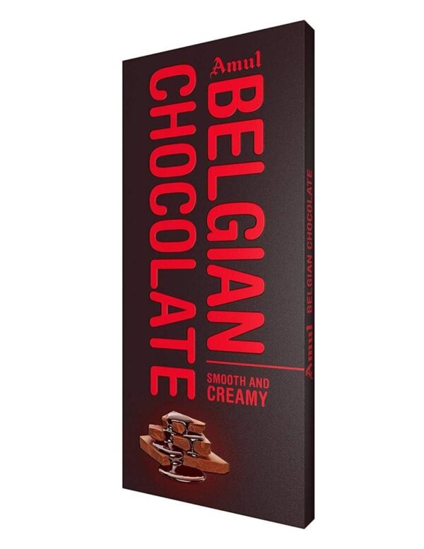 Amul Belgian Chocolate 125Gm. (Pack of 2) - Fast Shipping to USA & Canada
