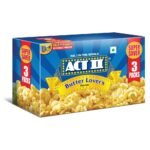 Act II Microwave Popcorn Butter Lovers, 297g (Pack of 3) - Fast Shipping to USA & Canada