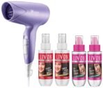 Livon Damage Protect Serum for Women & Men, Protection up to 250?C & 2X Less Hair Breakage, 100 ml (Pack of 2) with Syska Hair Dryer & Livon Hair Serum For Women| 100 Ml (Pack Of 2) - Fast Shipping to USA & Canada