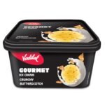 Vadilal Gourmet Crunchy Butterscotch Ice Cream, 1000ml Tub - Fast Shipping to USA & Canada