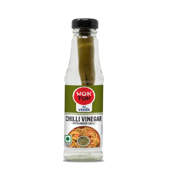 Veeba Wok Tok Chilli Vinegar Sauce (175ml) I No artificial flavours I No Trans-Fat I 100% Veg - Fast Shipping to USA & Canada