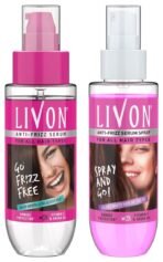 Livon Shake and Spray Hair Serum, 100ml And Livon Serum, 50ml - Fast Shipping to USA & Canada