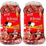Parle Kismi Gold, Special Elaichi Flavour, 790.51g, Pack of 2 Jars - Fast Shipping to USA & Canada