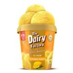 Kwality Wall's The Dairy Factory Alphonso Mango Icecream Tub, 700 ml - Fast Shipping to USA & Canada