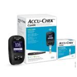 Accu-Chek Guide Blood Glucose Glucometer (with Bluetooth) Kit with Vial of 10 Strips, 10 Lancets and a Lancing Device FREE for Accurate Blood Sugar Testing - Fast Shipping to USA & Canada