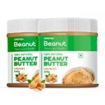 Beanut Natural Creamy & Crunchy Peanut Butter 340gm each | 100% Vegan Peanut Butter, 100% Pure Roasted Peanut | High in Protein Spread, Gluten & Cholesterol Free, Nut Butter - Fast Shipping to USA & Canada