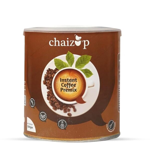 Premium 1 Min Instant Coffee Premix - 500g Can | Regular Coffee Flavours | Approx. 36 Servings | 500g - Fast Shipping to USA & Canada