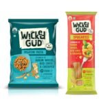 WickedGud 2X Fiber Rigatoni & Spaghetti Pasta Combo | No Maida | Durum Wheat Semolina | Brown Rice | Red Lentils | Healthy Diet Pasta - 400gm x 2 - Fast Shipping to USA & Canada