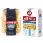Agnesi Penne Pasta 500g + Agnesi Fusilli Pasta 500g, Pack of 1 each, - Fast Shipping to USA & Canada