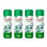 Candid Prickly Heat Powder | Relief from Rashes & Prickly Heat | Neem & Menthol Cooling | Soothing Relief from Itching & Burning | Sweat Absorption | Controls Bacterial Growth | 120g | Pack of 4 - Fast Shipping to USA & Canada