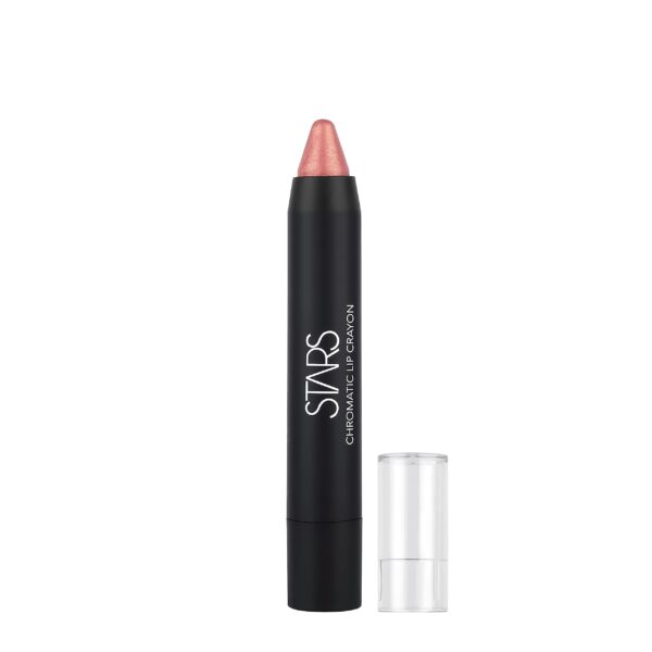 Stars Cosmetics Chromatic Lip Crayon, Rose - Rich Pigmentation, Moisturizing, Shiny Finish, Long-Lasting, Lightweight, Waterproof, Non-Sticky, 3.5g ? For All Skin Types, Ideal for Women & Girls - Fast Shipping to USA & Canada