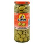 Figaro Green Pitted Olives, 15.87 oz 450 g - Fast Shipping to USA & Canada