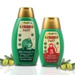 Figaro Baby Massage Oil with Goodness of Natural Olive oil enriched with vitamin E, 400 ml&Figaro Baby Lotion with Goodness of Natural Olive oil enriched with vitamin E, Dermatologically tested 200 ml - Fast Shipping to USA & Canada