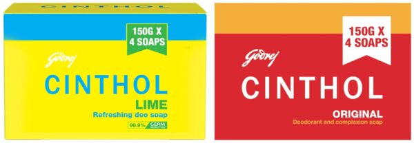 Cinthol Original Soap & Lime Soap, 150g (Pack of 8) | Germ Protection | Soaps For Bath | Grade 1 Soap | For All Skin Types - Fast Shipping to USA & Canada