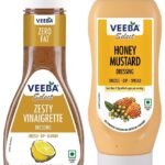 Veeba Honey Mustard Dressing, 300g & Veeba Vinaigrette Salad Sauce, 320g - Fast Shipping to USA & Canada