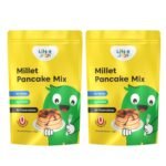 Little Joys Millet Pancake Mix | 15+ pancakes [ 300 g] | No Maida | Sweetened with Jaggery | Chocolate Flavour | 8g Protein | With Oats, Ragi, Jowar & Millets | No Preservatives - Fast Shipping to USA & Canada