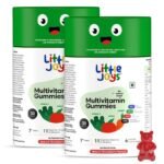 Little Joys Multivitamin Gummies (7-12 years) | 60 Days Pack | No Sugar Added | Strawberry Flavour | Boosts Immunity, Bone Health & Digestion | pack of 2 - Fast Shipping to USA & Canada