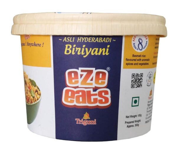 Triguni Eze Eats Asli Hyderabadi Biriyani (pack of 2) - Fast Shipping to USA & Canada