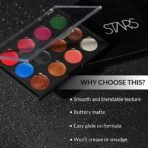 Stars Cosmetics Cream Eyeshadow Palette Professional Multicolor 12 Shades Heavily pigmented smooth Blendable texture Easy glide creaseless For girls & women 36gm - Fast Shipping to USA & Canada - Image 4