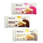 Beanut Peanut Waffer Biscuit, Crunchy & Delicious Combo, Assorted Flavoured Waffer Biscuit (Classic, Chocolate & Strawberry) - Pack of 3 - Fast Shipping to USA & Canada