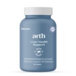 Arth Liver Support | Liver Detox Supplement | Supports Fatty Liver Detox & Metabolism | Formulated with Silymarin/Milk Thistle, CoQ10, Vitamin C & E | Emcure Pharmaceuticals Ltd. | 60 Veg Tablets - Fast Shipping to USA & Canada