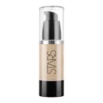 Stars Cosmetics Liquid Foundation Face Makeup Professional Long Lasting & Full Coverage Matte Finish Suitable For All Skin Types Keeps Skin Hydrated Protects From UV Rays Contains SPF 20 (Ivory) 30ml - Fast Shipping to USA & Canada