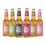 Coolberg Non Alcoholic Beer Assorted Flavors 330ml Glass Bottle - Pack of 6 (330ml x 6) Peach, Mint, Malt, Cranberry, Ginger & Strawberry - Fast Shipping to USA & Canada