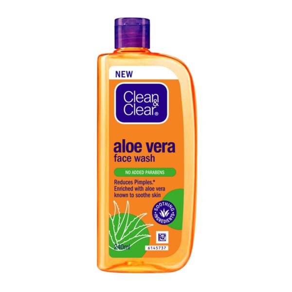 Clean & Clear Aloe Vera Face Wash 240ml - Fast Shipping to USA & Canada