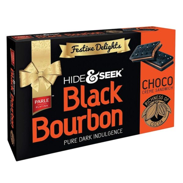 Parle Platina Hide & Seek Black Bourbon Choco, 300g - Fast Shipping to USA & Canada