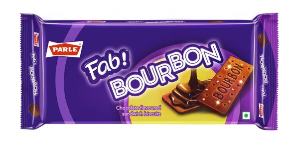 Parle Fab Bourbon 500 Gm, Multicolor, Chocolate - Fast Shipping to USA & Canada