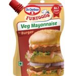 Dr. Oetker FunFoods Veg Mayonnaise Burger, 100g, Made with 38% Tomatoes - Fast Shipping to USA & Canada
