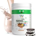 Little Joys Nutrimix Nutrition Powder 350g | 2-6 Years | No Refined Sugar | Supports Healthy Growth & Boosts Immunity | With Ragi, Bajra, Almonds & Oats | Cookies and Cream Flavour - Fast Shipping to USA & Canada