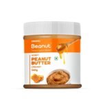 Beanut Peanut Butter Protein - 340gm, 100% Pure Roasted peanuts,NON-GMO Gluten & Cholesterol Free, Vegan, High in Protein, Nut Butter, Peanut Butter - Fast Shipping to USA & Canada