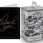 Swad Thank You Gift with Card (Swad Digestive Candy 125 Gift Box & 1 Greeting card) - Fast Shipping to USA & Canada