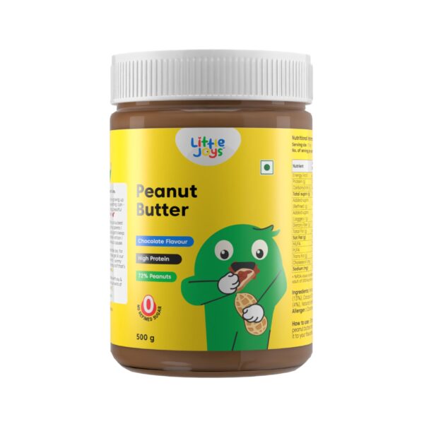 Little Joys Peanut Butter Chocolate Flavour | 23g Protein | No Refined Sugar & No Palm Oil | Sweetened with Jaggery | 500g - Fast Shipping to USA & Canada