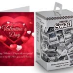 Swad Gift for Happy Valentine's Day with Card for boyfriend/girlfriend (Swad Digestive Candy 125 Gift Box & 1 Greeting card) - Fast Shipping to USA & Canada
