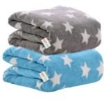 OYO BABY New Born Super Soft Baby Blanket for Babies (100 x 75 Cm Star Blue & Grey, Lightweight) All Season | 0-24 Months | Sleeping Bag | Nursing Baby Gifts - Fast Shipping to USA & Canada