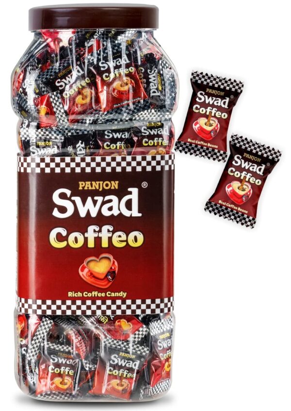 Swad Candy Jar | Ayurvedic, Authentic & Khatti Mithi Toffee (Coffee) - Fast Shipping to USA & Canada
