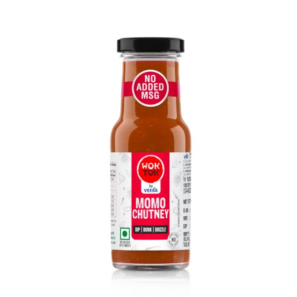 VEEBA Wok Tok Momo Sauce (225Gram)|No Msg|No Added Colors & Artificial Flavors|Trans Fat-Free|100% Veg - Fast Shipping to USA & Canada