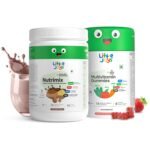 Little Joys Immunity Boosting Kit | 2-6 years | For 2X Immunity & Growth | With Ragi, Bajra, Vitamin A, C, D3, B12, Zinc & DHA | With Nutrimix (350g) & Multivitamin Gummies (30N) - Fast Shipping to USA & Canada